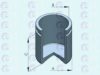 ERT 150979-C Piston, brake caliper